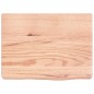 vidaXL Piano Bagno Marrone Chiaro 40x30x6 cm Legno Massello Trattato vidaXL Piano Bagno Marrone Chiaro 40x30x6 cm Legno Massello Trattato