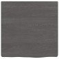 vidaXL Piano Bagno Grigio Scuro 40x40x4 cm Legno Massello Trattato