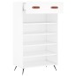 vidaXL Scarpiera Bianca 60x35x105 cm in Legno Multistrato vidaXL Scarpiera Bianca 60x35x105 cm in Legno Multistrato