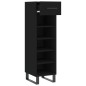 vidaXL Scarpiera Nera 30x35x105 cm in Legno Multistrato vidaXL Scarpiera Nera 30x35x105 cm in Legno Multistrato