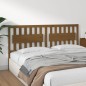 Testiera per Letto Miele 185,5x4x100 cm Legno Massello di Pino