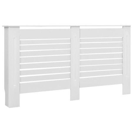 vidaXL Copertura per Radiatore Bianca 152x19x81,5 cm in MDF