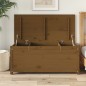 vidaXL Contenitore Portaoggetti Miele 110x50x45,5cm Massello di Pino vidaXL Contenitore Portaoggetti Miele 110x50x45,5cm Massello di Pino