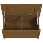 vidaXL Contenitore Portaoggetti Miele 80x40x45,5cm Legno Massello Pino vidaXL Contenitore Portaoggetti Miele 80x40x45,5cm Legno Massello Pino