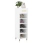 vidaXL Scarpiera Bianca 30x35x105 cm in Legno Multistrato vidaXL Scarpiera Bianca 30x35x105 cm in Legno Multistrato