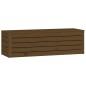 vidaXL Contenitore Portaoggetti Miele 109x36,5x33cm Massello di Pino vidaXL Contenitore Portaoggetti Miele 109x36,5x33cm Massello di Pino