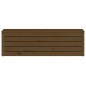 vidaXL Contenitore Portaoggetti Miele 109x36,5x33cm Massello di Pino vidaXL Contenitore Portaoggetti Miele 109x36,5x33cm Massello di Pino