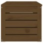 vidaXL Contenitore Portaoggetti Miele 109x36,5x33cm Massello di Pino vidaXL Contenitore Portaoggetti Miele 109x36,5x33cm Massello di Pino