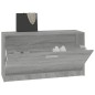 Scarpiera Grigio Sonoma 80x24x45 cm in Legno Multistrato Scarpiera Grigio Sonoma 80x24x45 cm in Legno Multistrato
