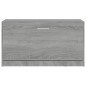 Scarpiera Grigio Sonoma 80x24x45 cm in Legno Multistrato Scarpiera Grigio Sonoma 80x24x45 cm in Legno Multistrato