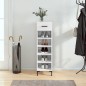vidaXL Scarpiera Bianco Lucido 30x35x105 cm in Legno Multistrato vidaXL Scarpiera Bianco Lucido 30x35x105 cm in Legno Multistrato
