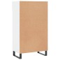 vidaXL Scarpiera Bianco Lucido 60x35x105 cm in Legno Multistrato vidaXL Scarpiera Bianco Lucido 60x35x105 cm in Legno Multistrato