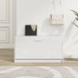 Panca Porta Scarpe Bianco Lucido 80x24x45 cm Legno Multistrato Panca Porta Scarpe Bianco Lucido 80x24x45 cm Legno Multistrato