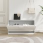 Panca Porta Scarpe Bianco Lucido 80x24x45 cm Legno Multistrato Panca Porta Scarpe Bianco Lucido 80x24x45 cm Legno Multistrato