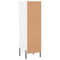 vidaXL Scarpiera Bianco Lucido 30x35x105 cm in Legno Multistrato vidaXL Scarpiera Bianco Lucido 30x35x105 cm in Legno Multistrato