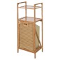 Bathroom Solutions Scaffale con 2 Ripiani e Cesto in Bambù 95 cm Bathroom Solutions Scaffale con 2 Ripiani e Cesto in Bambù 95 cm