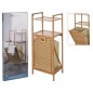 Bathroom Solutions Scaffale con 2 Ripiani e Cesto in Bambù 95 cm Bathroom Solutions Scaffale con 2 Ripiani e Cesto in Bambù 95 cm
