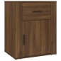 Comodino Rovere Marrone 50x36x60 cm Legno Multistrato Comodino Rovere Marrone 50x36x60 cm Legno Multistrato