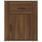 Comodino Rovere Marrone 50x36x60 cm Legno Multistrato Comodino Rovere Marrone 50x36x60 cm Legno Multistrato