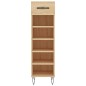 vidaXL Scarpiera Rovere Sonoma 30x35x105 cm in Legno Multistrato vidaXL Scarpiera Rovere Sonoma 30x35x105 cm in Legno Multistrato