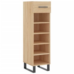 vidaXL Scarpiera Rovere Sonoma 30x35x105 cm in Legno Multistrato