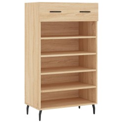 vidaXL Scarpiera Rovere Sonoma 60x35x105 cm in Legno Multistrato