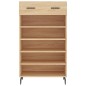 vidaXL Scarpiera Rovere Sonoma 60x35x105 cm in Legno Multistrato vidaXL Scarpiera Rovere Sonoma 60x35x105 cm in Legno Multistrato