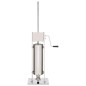 vidaXL Insaccatrice Manuale Argento 7 L in Acciaio Inossidabile vidaXL Insaccatrice Manuale Argento 7 L in Acciaio Inossidabile