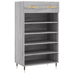 vidaXL Scarpiera Grigio Sonoma 60x35x105 cm in Legno Multistrato