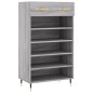 vidaXL Scarpiera Grigio Sonoma 60x35x105 cm in Legno Multistrato vidaXL Scarpiera Grigio Sonoma 60x35x105 cm in Legno Multistrato