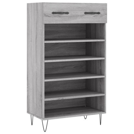 vidaXL Scarpiera Grigio Sonoma 60x35x105 cm in Legno Multistrato