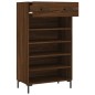 vidaXL Scarpiera Rovere Marrone 60x35x105 cm in Legno Multistrato vidaXL Scarpiera Rovere Marrone 60x35x105 cm in Legno Multistrato