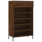 vidaXL Scarpiera Rovere Marrone 60x35x105 cm in Legno Multistrato