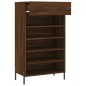 vidaXL Scarpiera Rovere Marrone 60x35x105 cm in Legno Multistrato
