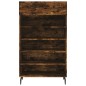 vidaXL Scarpiera Rovere Fumo 60x35x105 cm in Legno Multistrato vidaXL Scarpiera Rovere Fumo 60x35x105 cm in Legno Multistrato