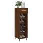 vidaXL Scarpiera Rovere Marrone 30x35x105 cm in Legno Multistrato