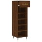 vidaXL Scarpiera Rovere Marrone 30x35x105 cm in Legno Multistrato