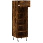vidaXL Scarpiera Rovere Fumo 30x35x105 cm in Legno Multistrato vidaXL Scarpiera Rovere Fumo 30x35x105 cm in Legno Multistrato