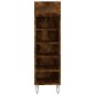 vidaXL Scarpiera Rovere Fumo 30x35x105 cm in Legno Multistrato vidaXL Scarpiera Rovere Fumo 30x35x105 cm in Legno Multistrato
