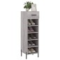 vidaXL Scarpiera Grigio Sonoma 30x35x105 cm in Legno Multistrato vidaXL Scarpiera Grigio Sonoma 30x35x105 cm in Legno Multistrato