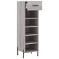 vidaXL Scarpiera Grigio Sonoma 30x35x105 cm in Legno Multistrato vidaXL Scarpiera Grigio Sonoma 30x35x105 cm in Legno Multistrato