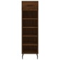 vidaXL Scarpiera Rovere Marrone 30x35x105 cm in Legno Multistrato