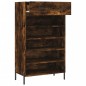 vidaXL Scarpiera Rovere Fumo 60x35x105 cm in Legno Multistrato