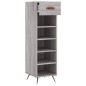 vidaXL Scarpiera Grigio Sonoma 30x35x105 cm in Legno Multistrato vidaXL Scarpiera Grigio Sonoma 30x35x105 cm in Legno Multistrato