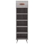 vidaXL Scarpiera Grigio Sonoma 30x35x105 cm in Legno Multistrato vidaXL Scarpiera Grigio Sonoma 30x35x105 cm in Legno Multistrato