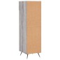 vidaXL Scarpiera Grigio Sonoma 30x35x105 cm in Legno Multistrato vidaXL Scarpiera Grigio Sonoma 30x35x105 cm in Legno Multistrato