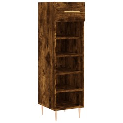 vidaXL Scarpiera Rovere Fumo 30x35x105 cm in Legno Multistrato