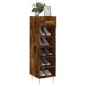 vidaXL Scarpiera Rovere Fumo 30x35x105 cm in Legno Multistrato vidaXL Scarpiera Rovere Fumo 30x35x105 cm in Legno Multistrato
