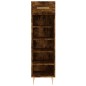 vidaXL Scarpiera Rovere Fumo 30x35x105 cm in Legno Multistrato vidaXL Scarpiera Rovere Fumo 30x35x105 cm in Legno Multistrato
