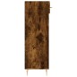 vidaXL Scarpiera Rovere Fumo 30x35x105 cm in Legno Multistrato vidaXL Scarpiera Rovere Fumo 30x35x105 cm in Legno Multistrato